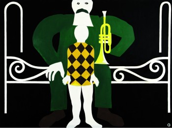 mfg franz gertsch der grosse spielmann 1966 300