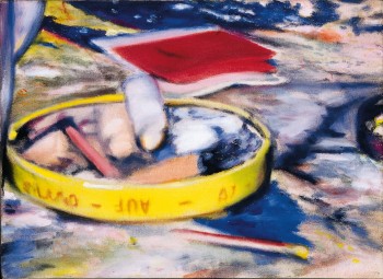 mfg franz gertsch stillleben (Aschenbecher) 1970