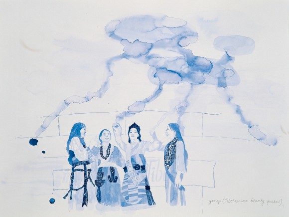 Claudia Julia Mueller Groups and Spots Tibetanian Beauty Queens 2003 Sammlung Baloise Group