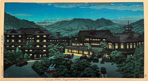 JP Hasui Kawase Summer Evening View 1949 bearb