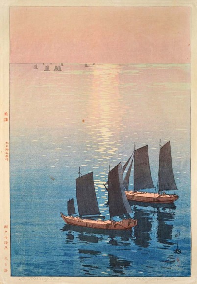 JP Hiroshi Yoshida Glittering Sea 1926 bearb